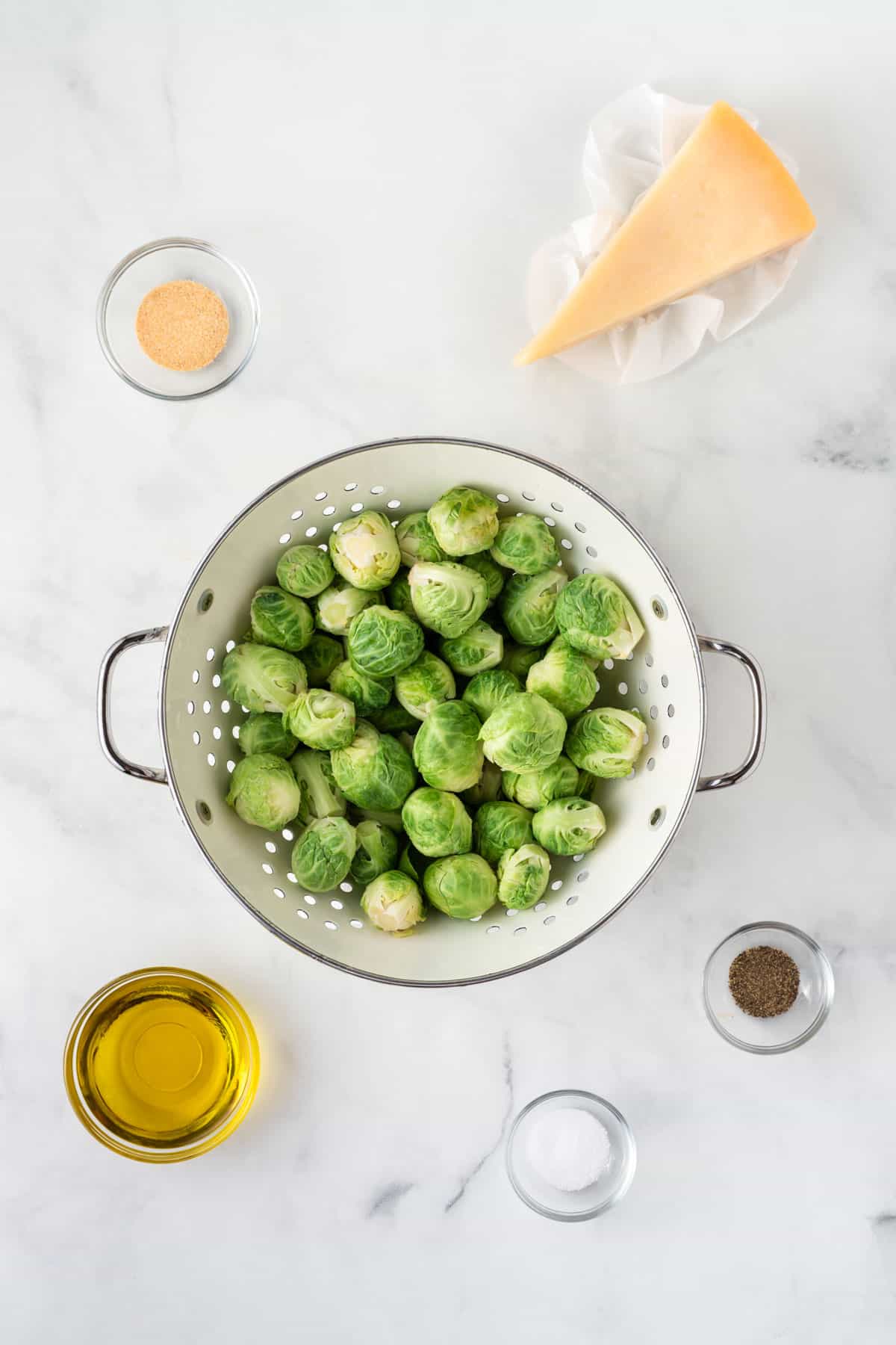 ingredients needed to make air fryer brussels sprouts
