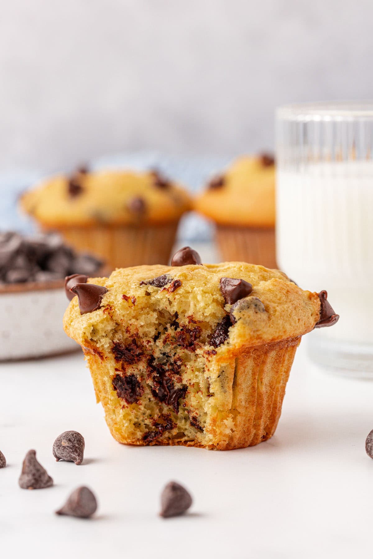 cake mix chocolate chip muffins