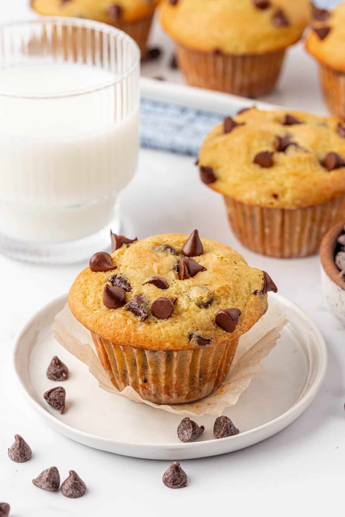 cake mix chocolate chip muffins