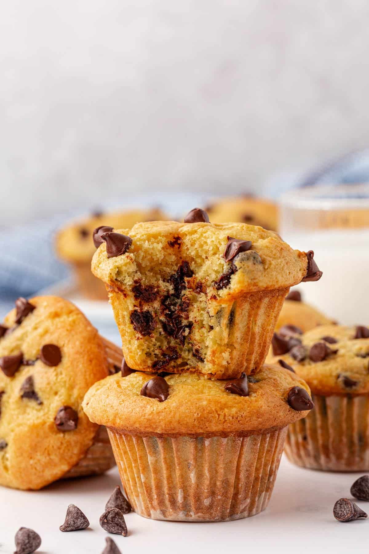 cake mix chocolate chip muffins