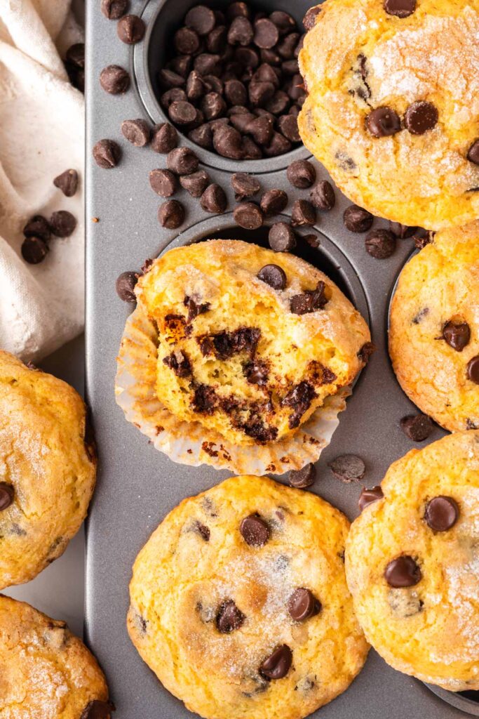 Cake Mix Chocolate Chip Muffins Build Your Bite