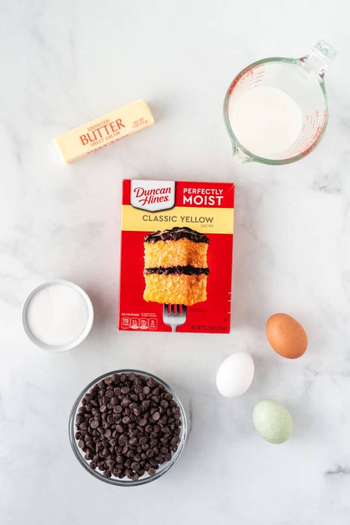 Cake Mix Chocolate Chip Muffins Build Your Bite