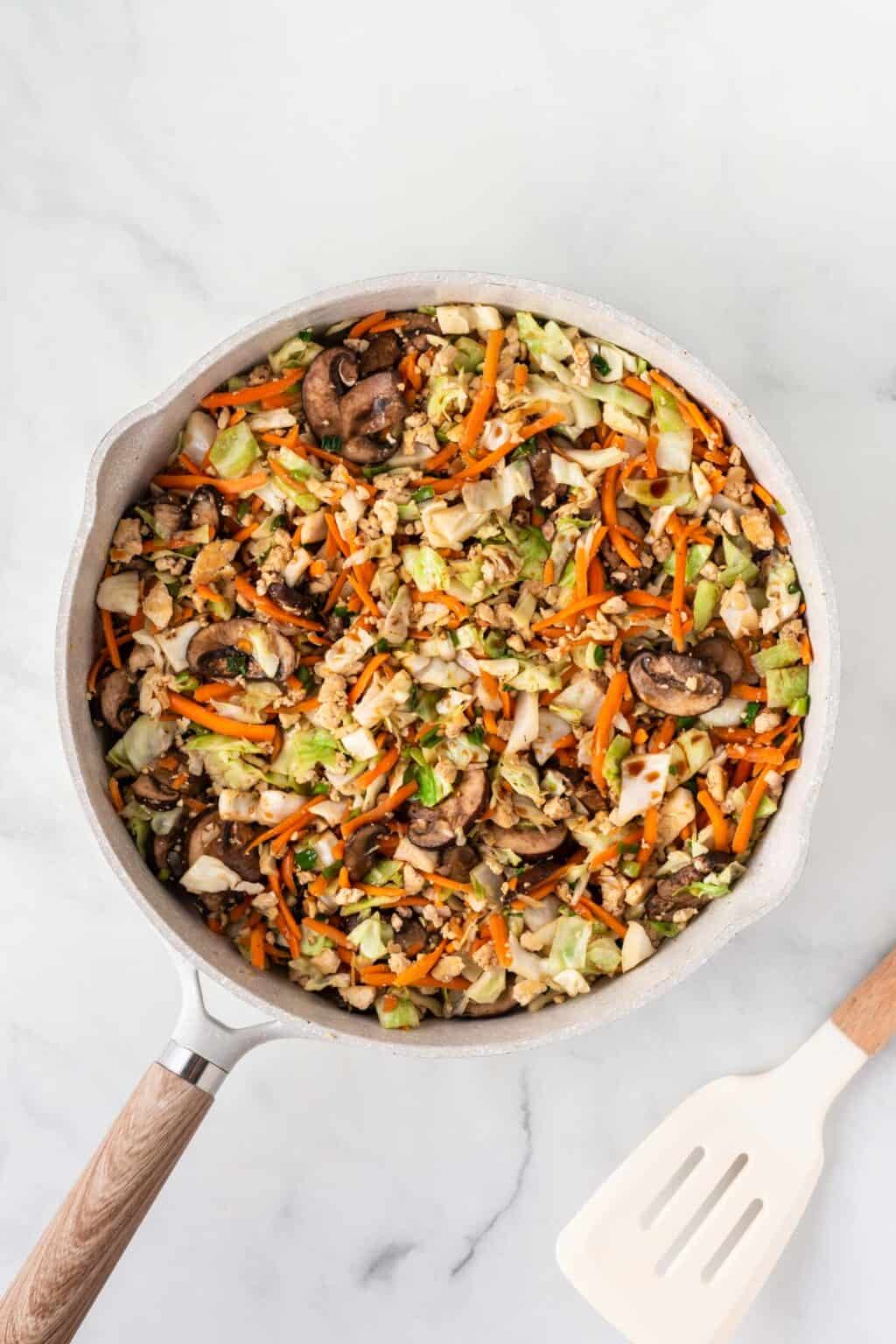 Vegetarian Egg Roll in a Bowl Build Your Bite