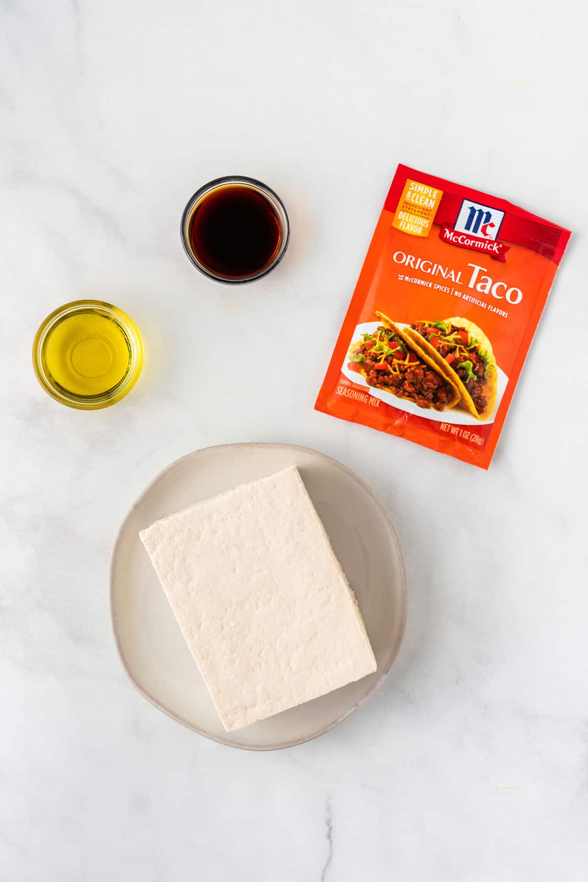 ingredients needed to make tofu taco meat