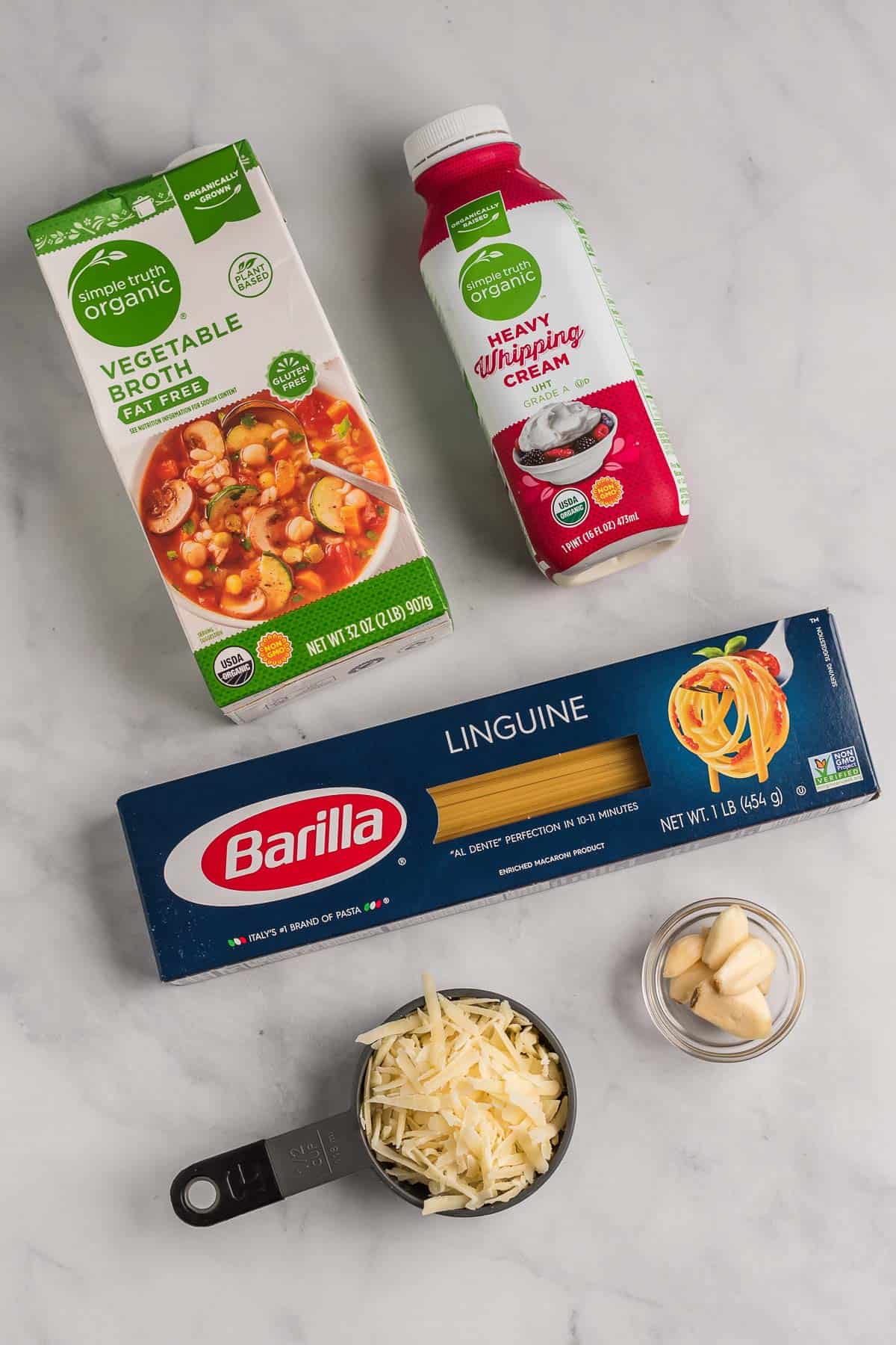ingredients needed to make instant pot pasta