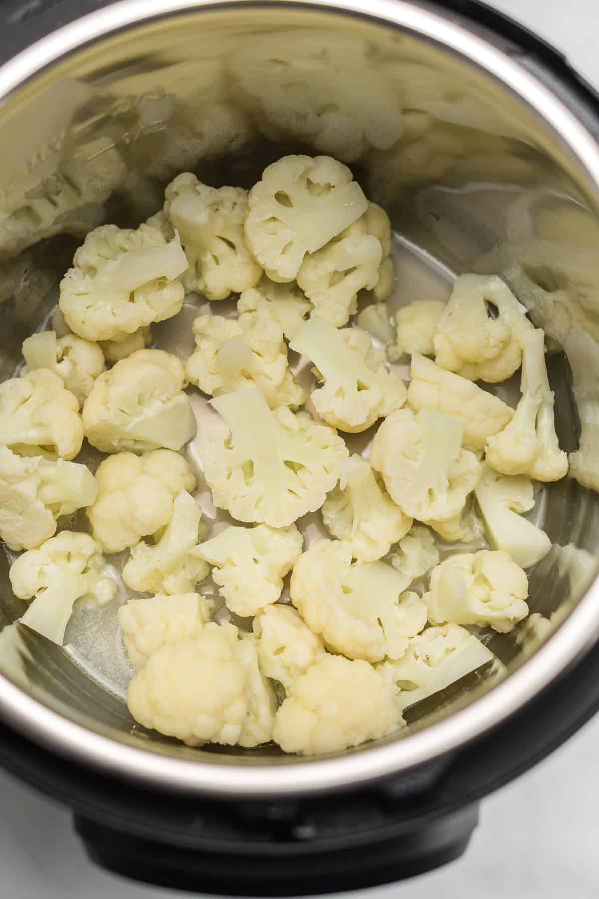 instant pot steamed cauliflower