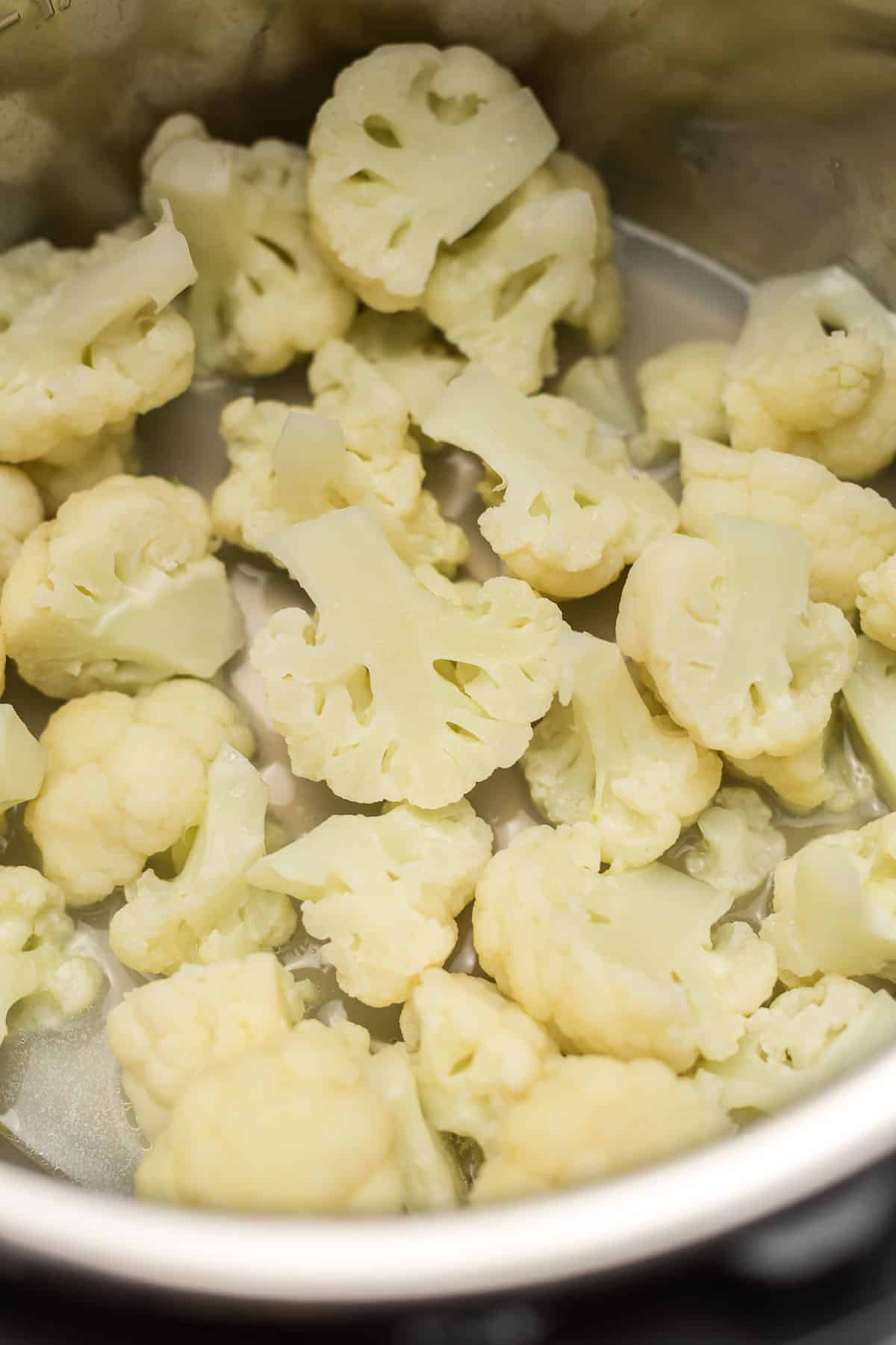 instant pot steamed cauliflower