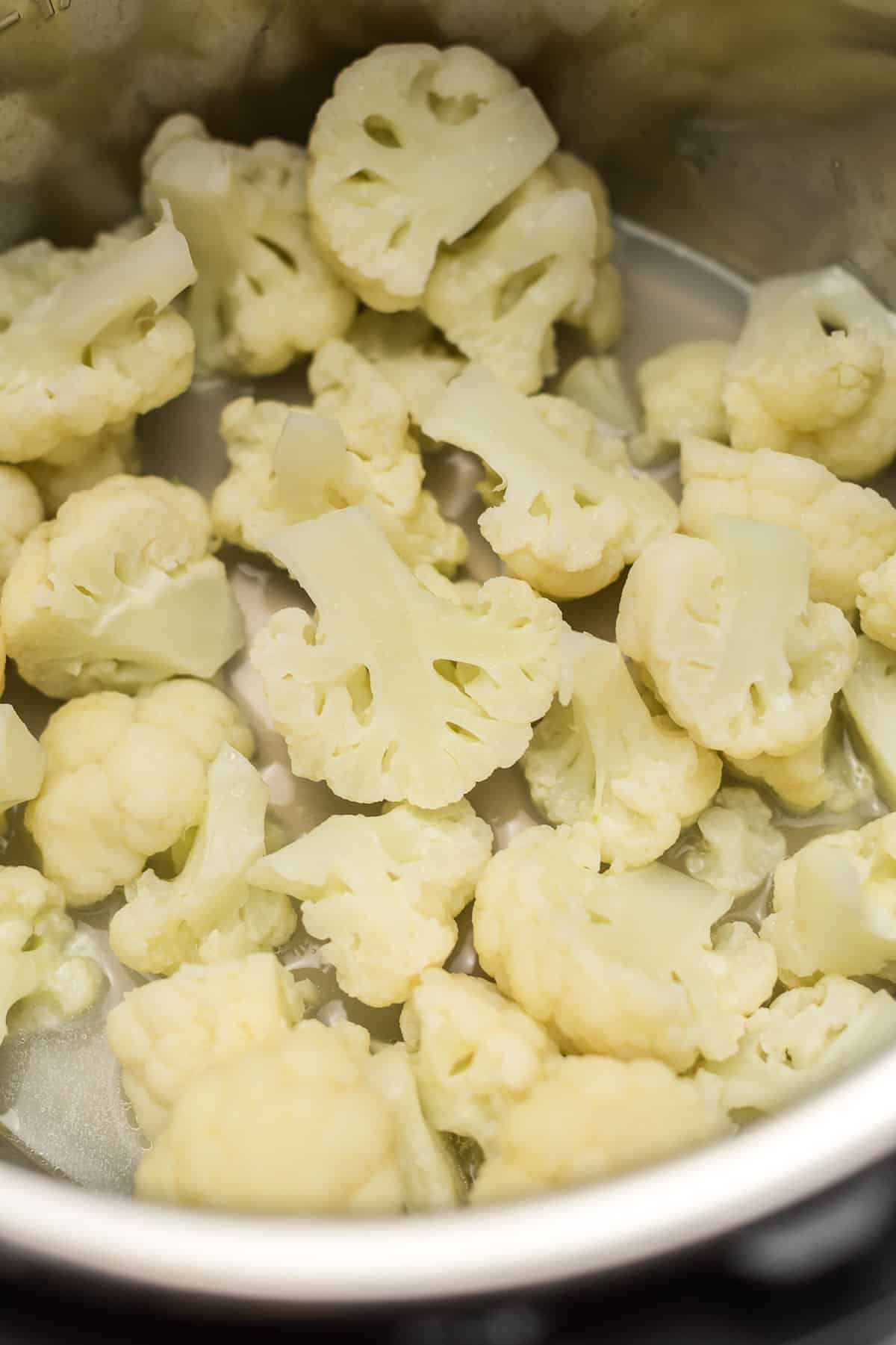 Steam whole cauliflower in instant online pot