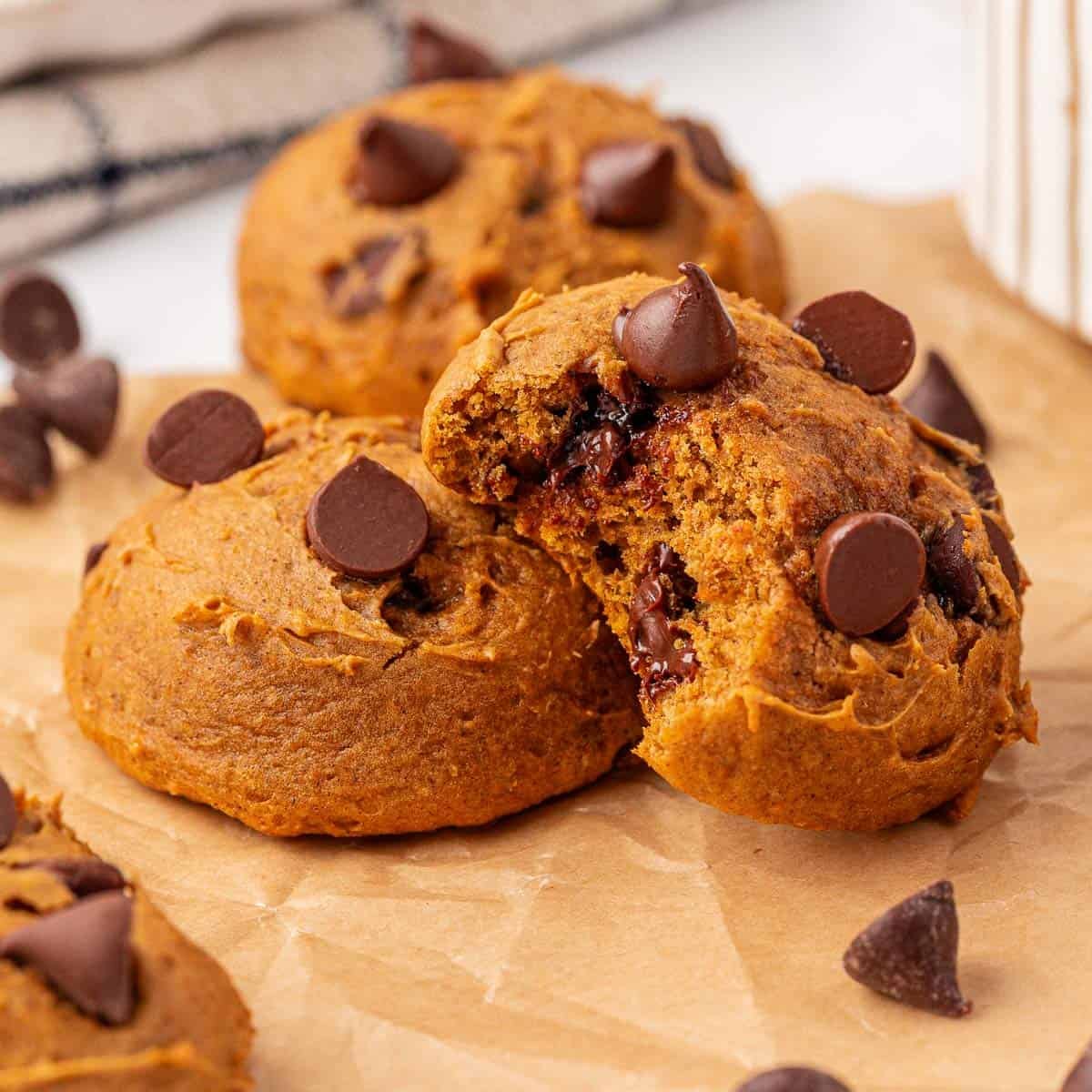 Cake Mix Pumpkin Cookies - Build Your Bite