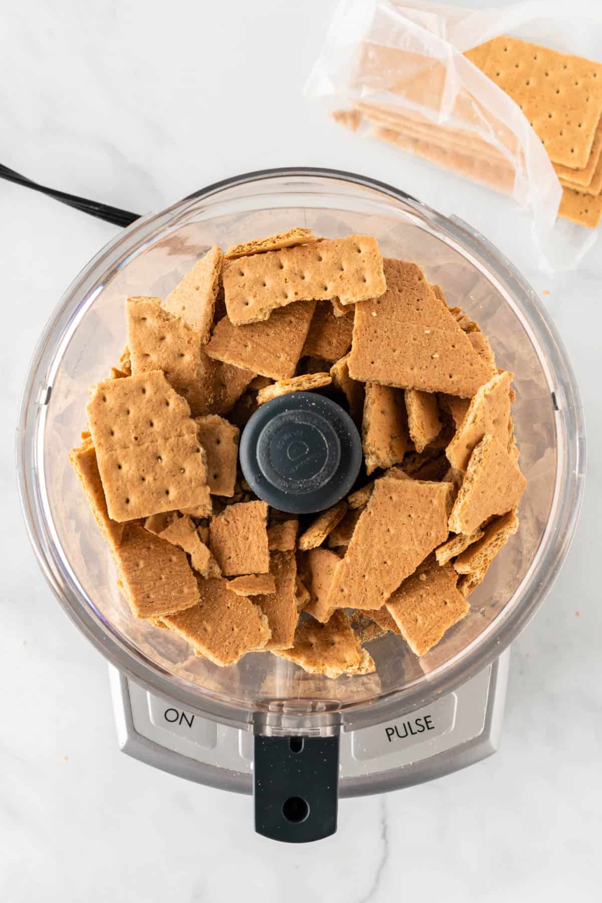graham crackers in a food processor