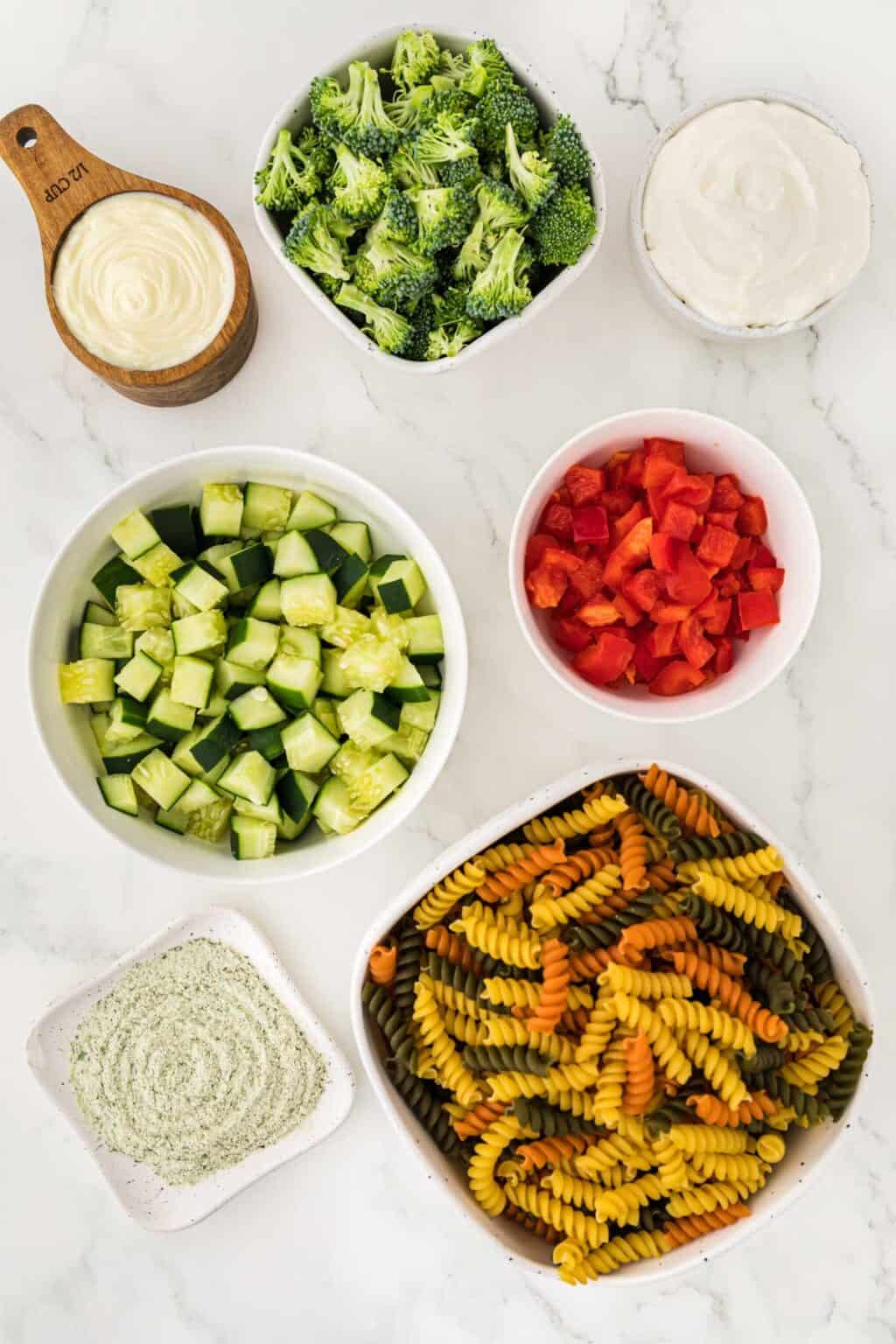 Ranch Pasta Salad Recipe Build Your Bite