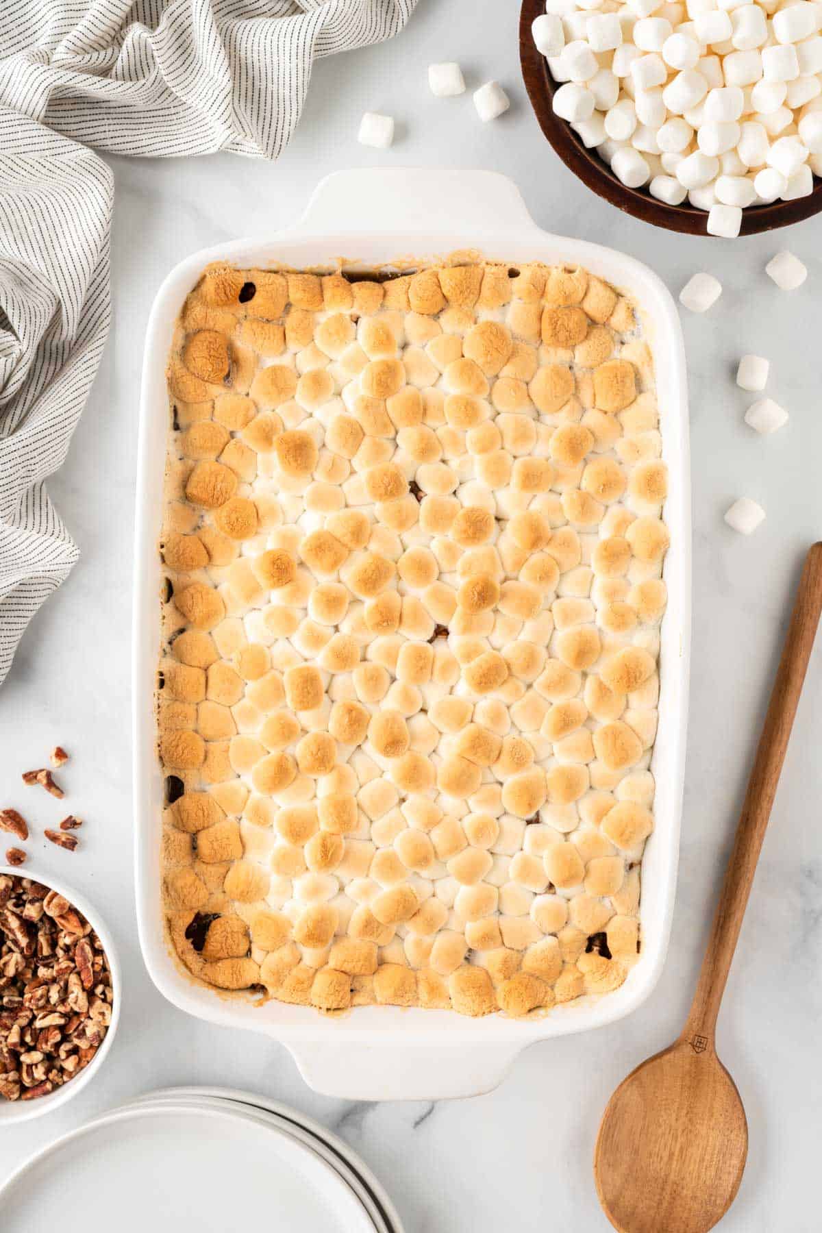 sweet potato casserole with marshmallows