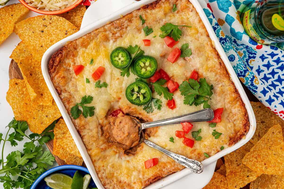 cream cheese bean dip