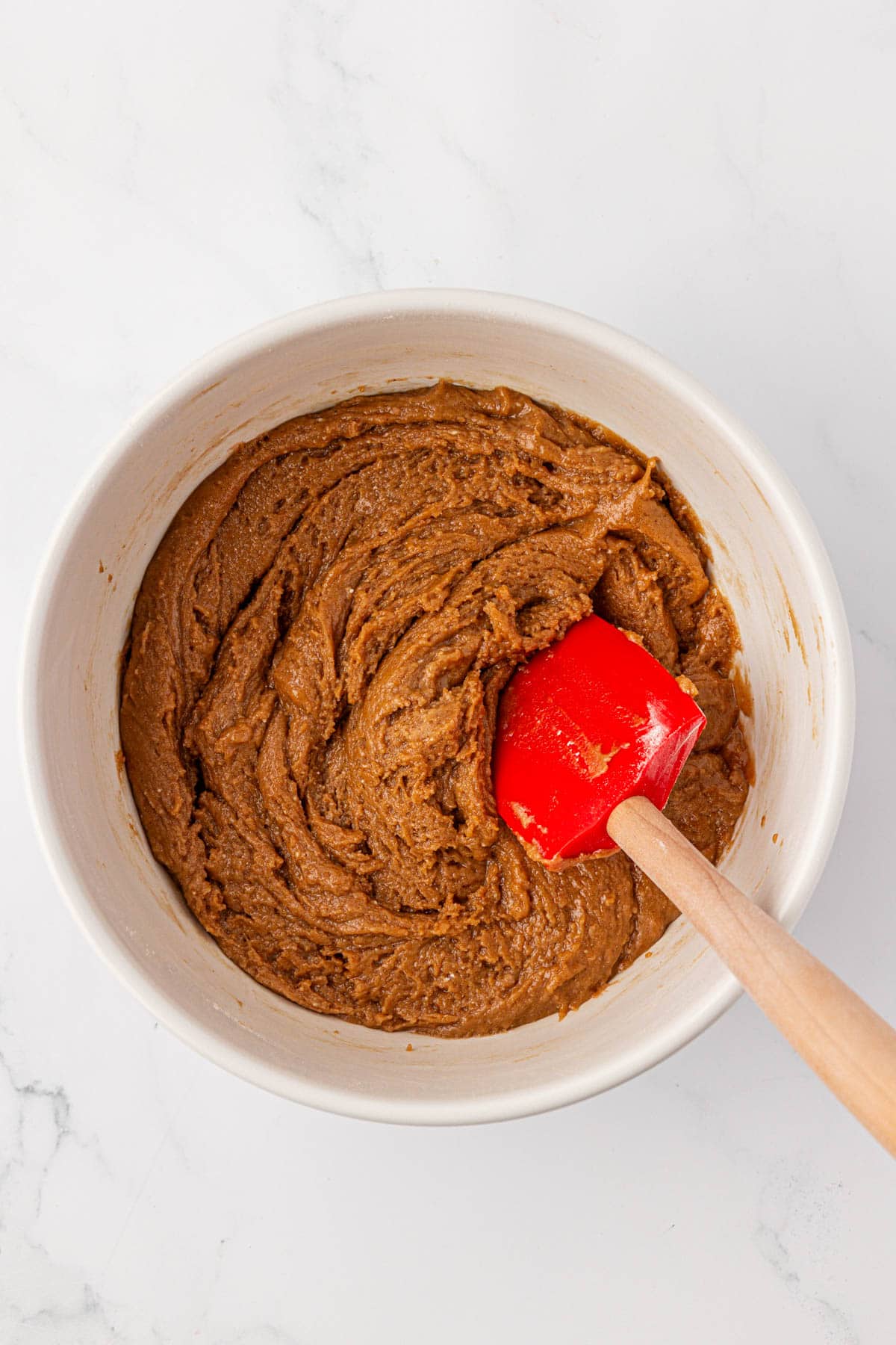 cake mix spice cookie dough mixed together