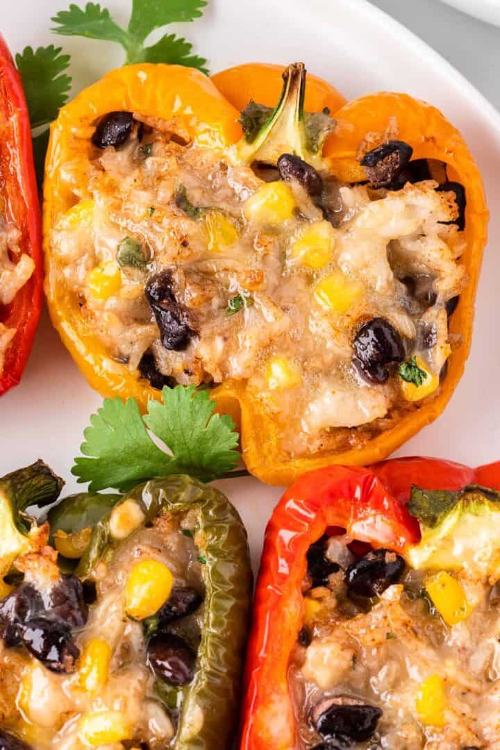 Vegetarian Stuffed Peppers Recipe Build Your Bite
