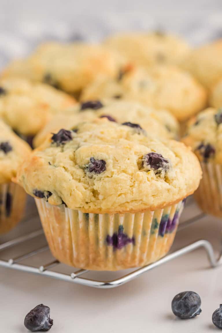 Sour Cream Blueberry Muffins Build Your Bite