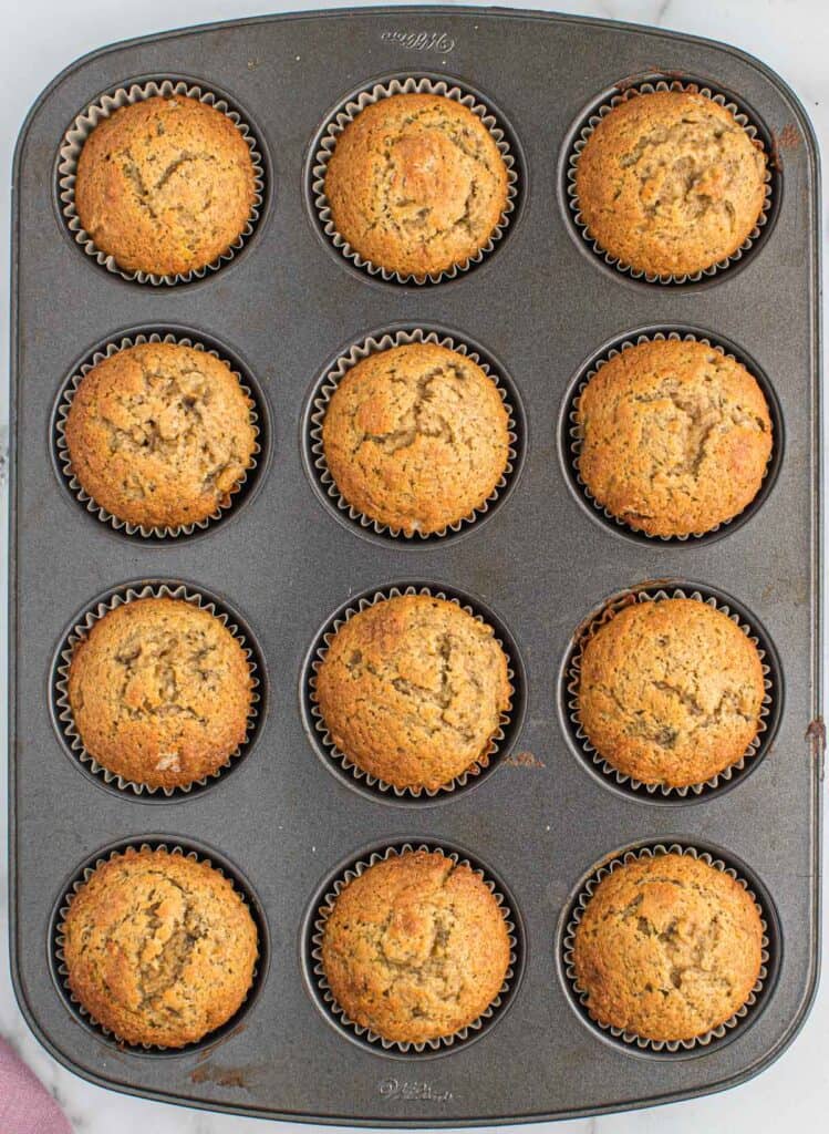 best banana bread muffins in the muffin tin