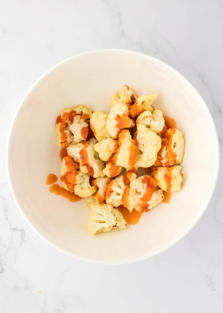Air Fryer Buffalo Cauliflower Build Your Bite
