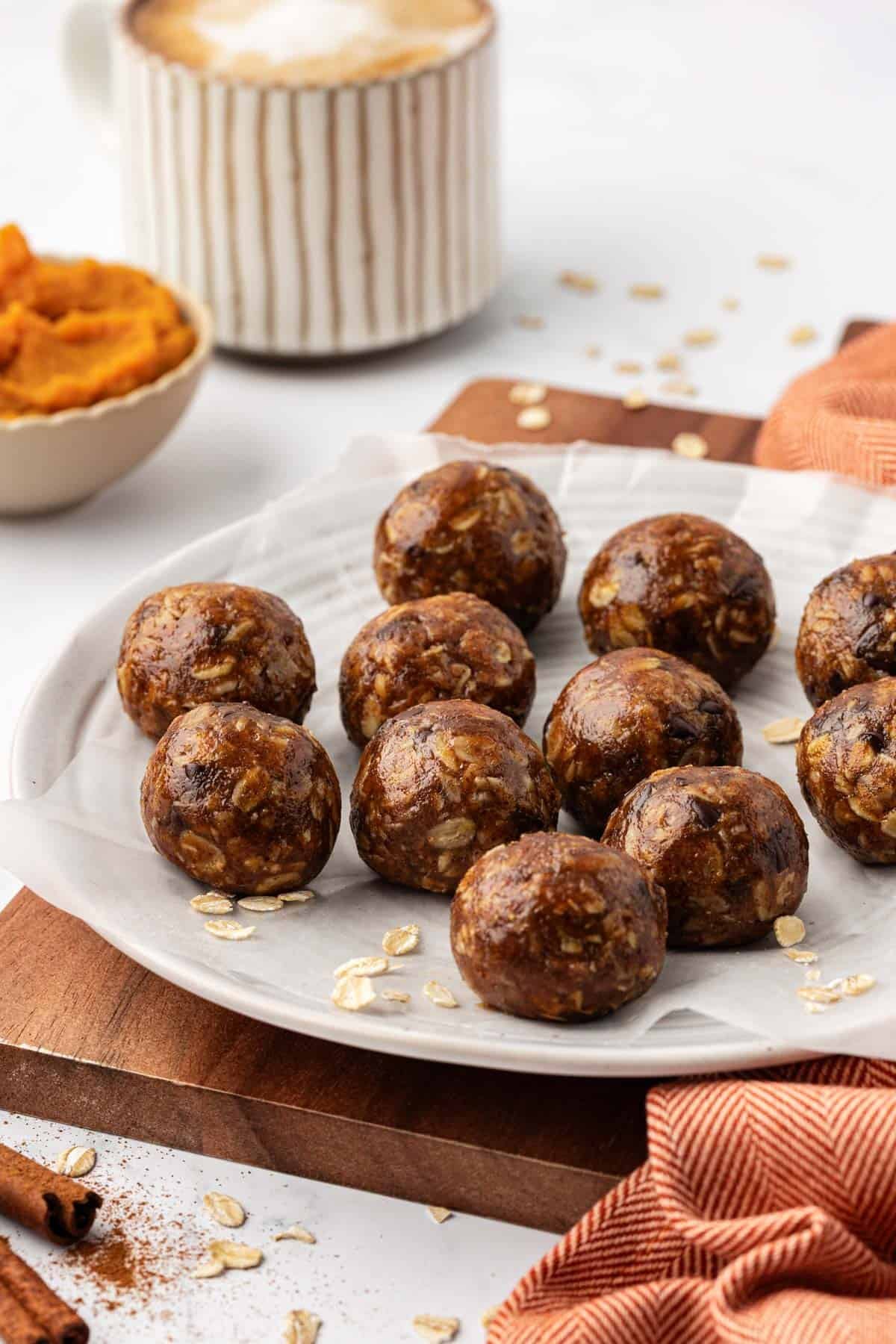 pumpkin protein balls