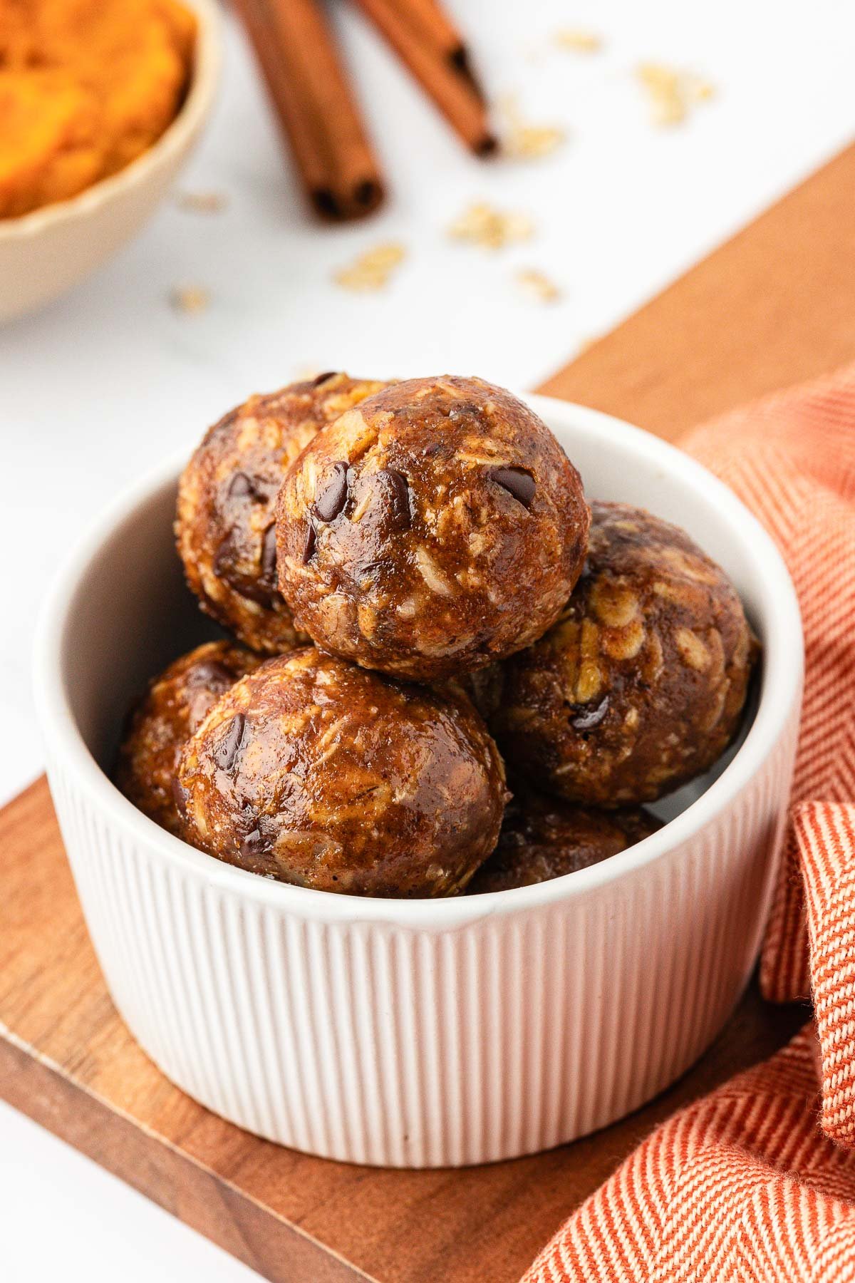 pumpkin protein balls
