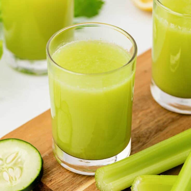 Celery green clearance apple juice