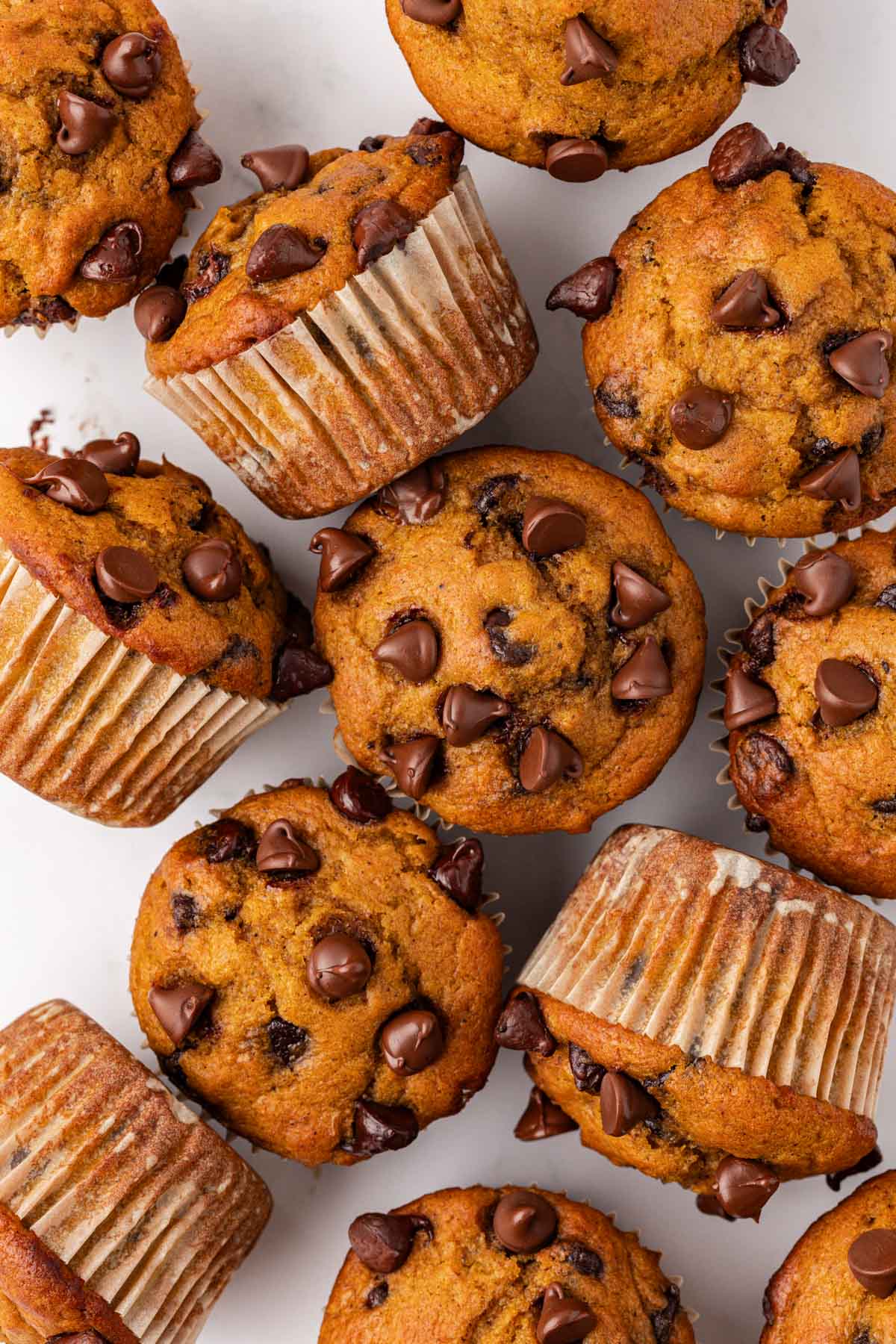 pumpkin chocolate chip muffins