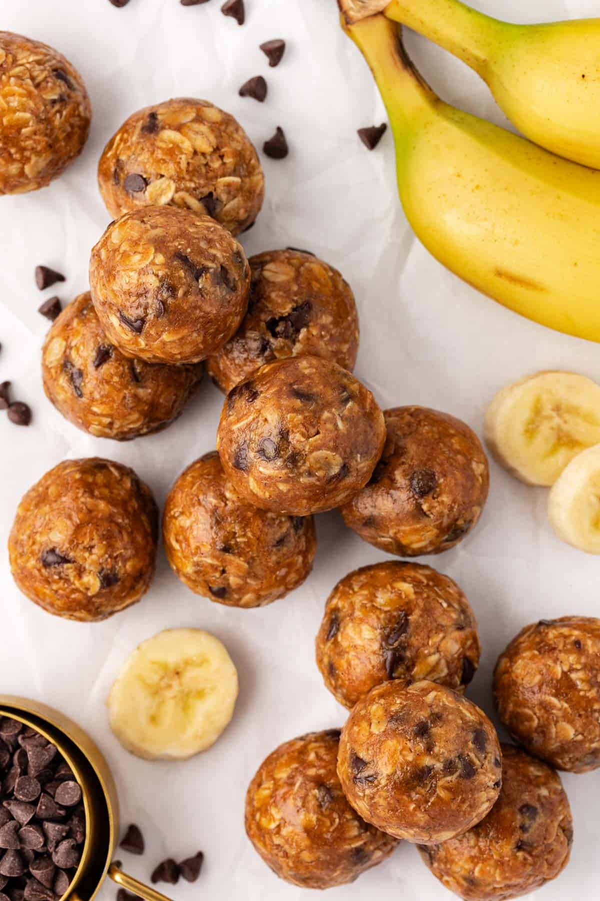 banana bread energy bites