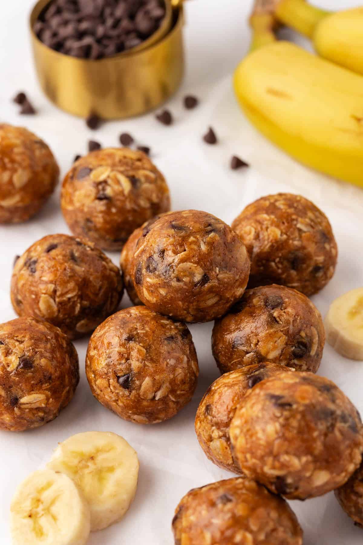 banana bread energy bites