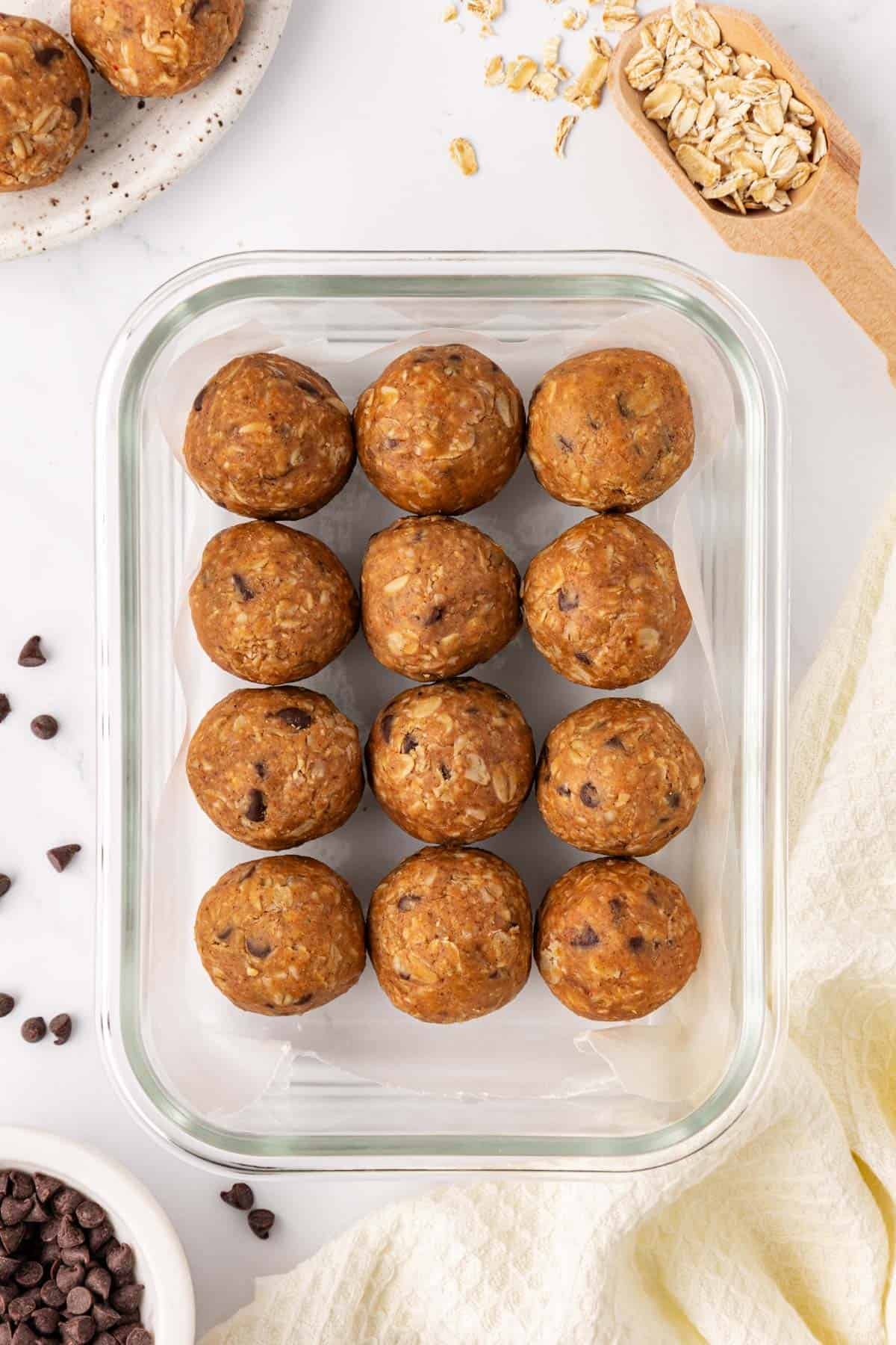 oatmeal cookie energy balls