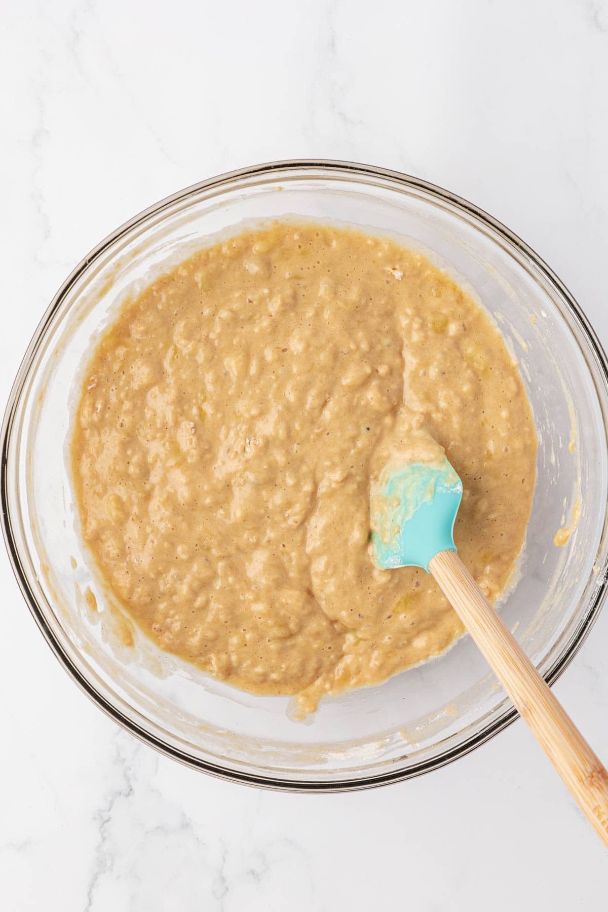 yogurt banana muffin batter