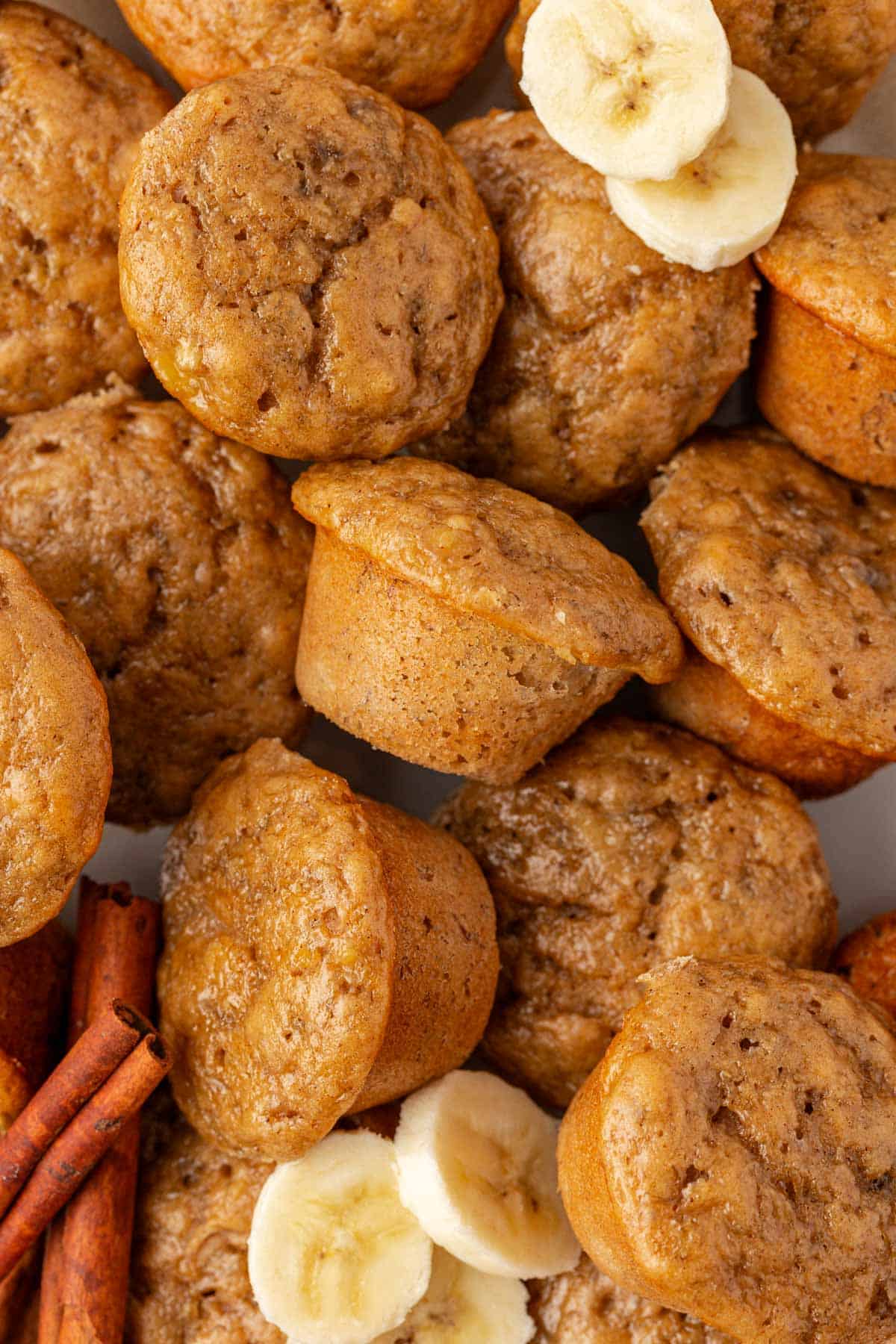 greek yogurt banana mini muffins