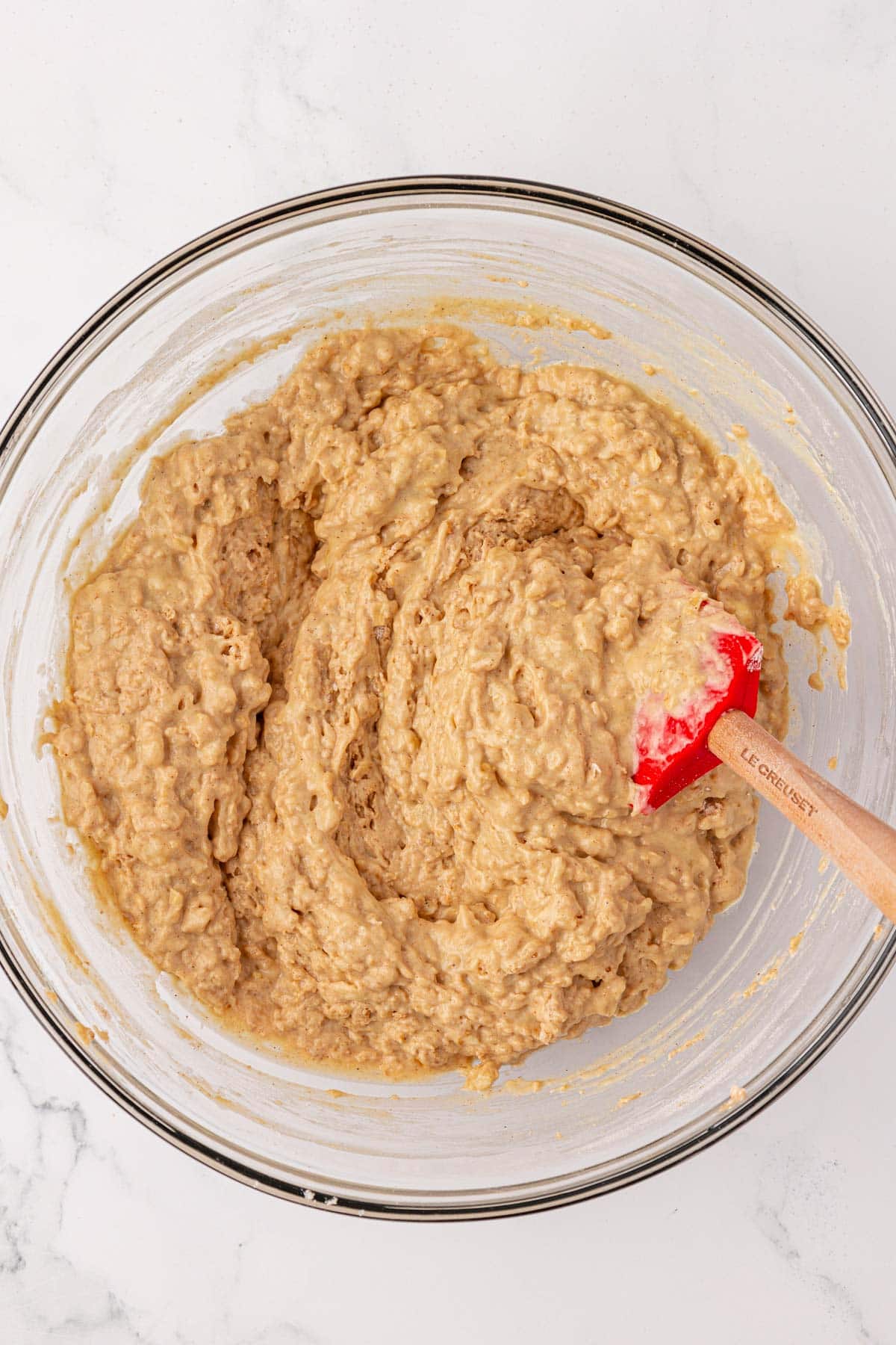 muffin batter mixed together
