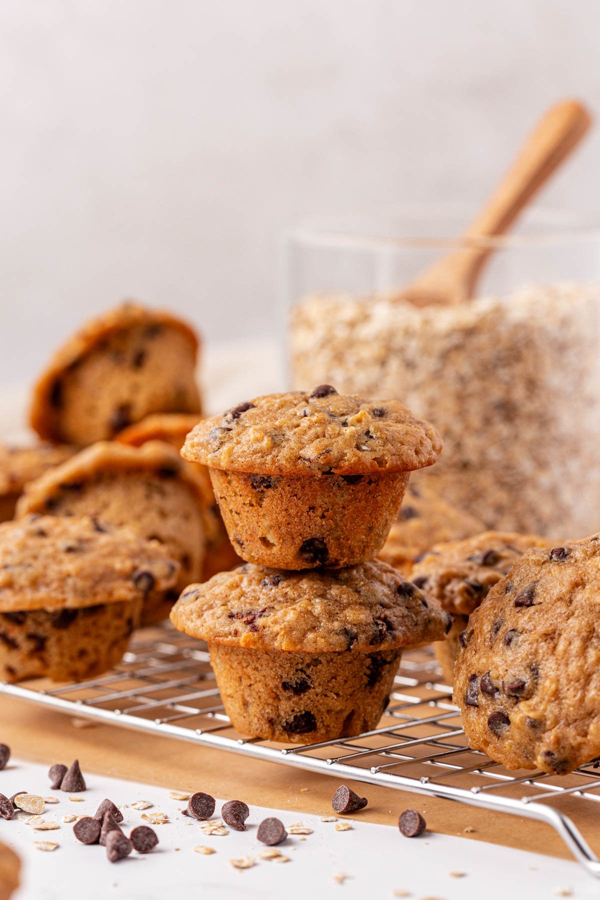 oatmeal cookie mini muffins