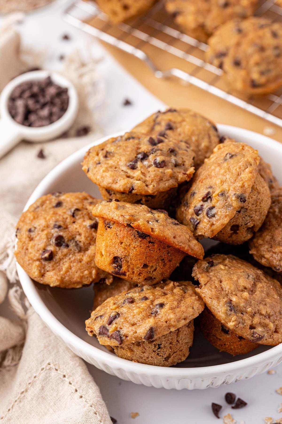 oatmeal cookie mini muffins