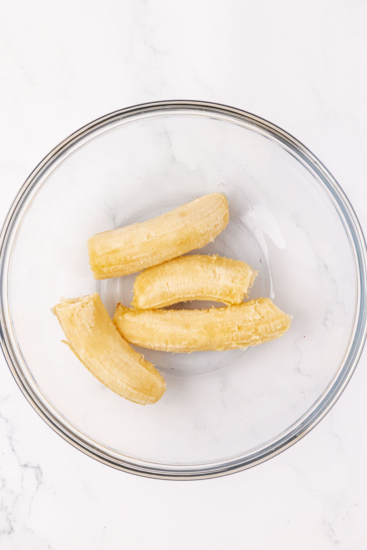 bananas in a mixing bowl