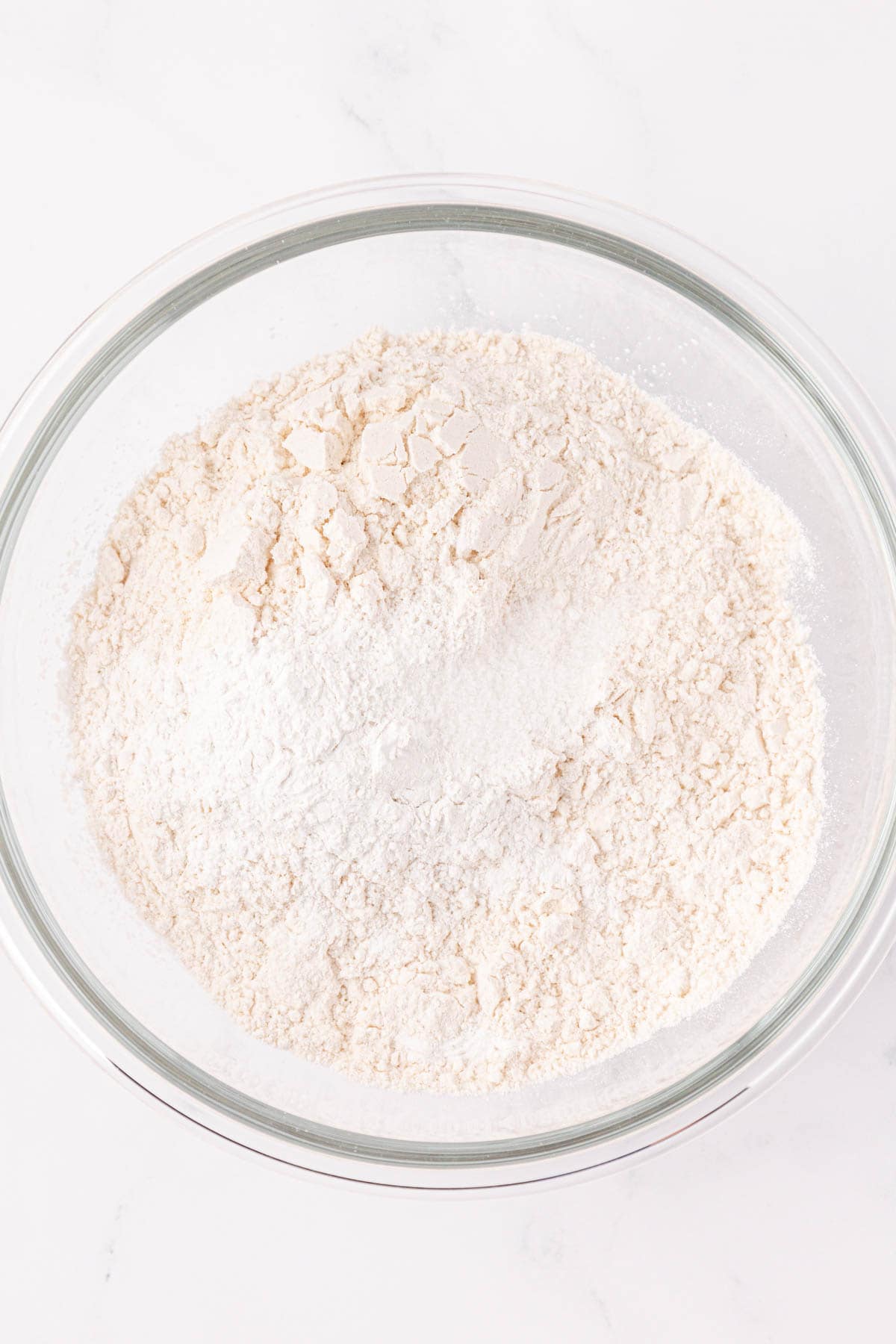 dry ingredients in a mixing bowl