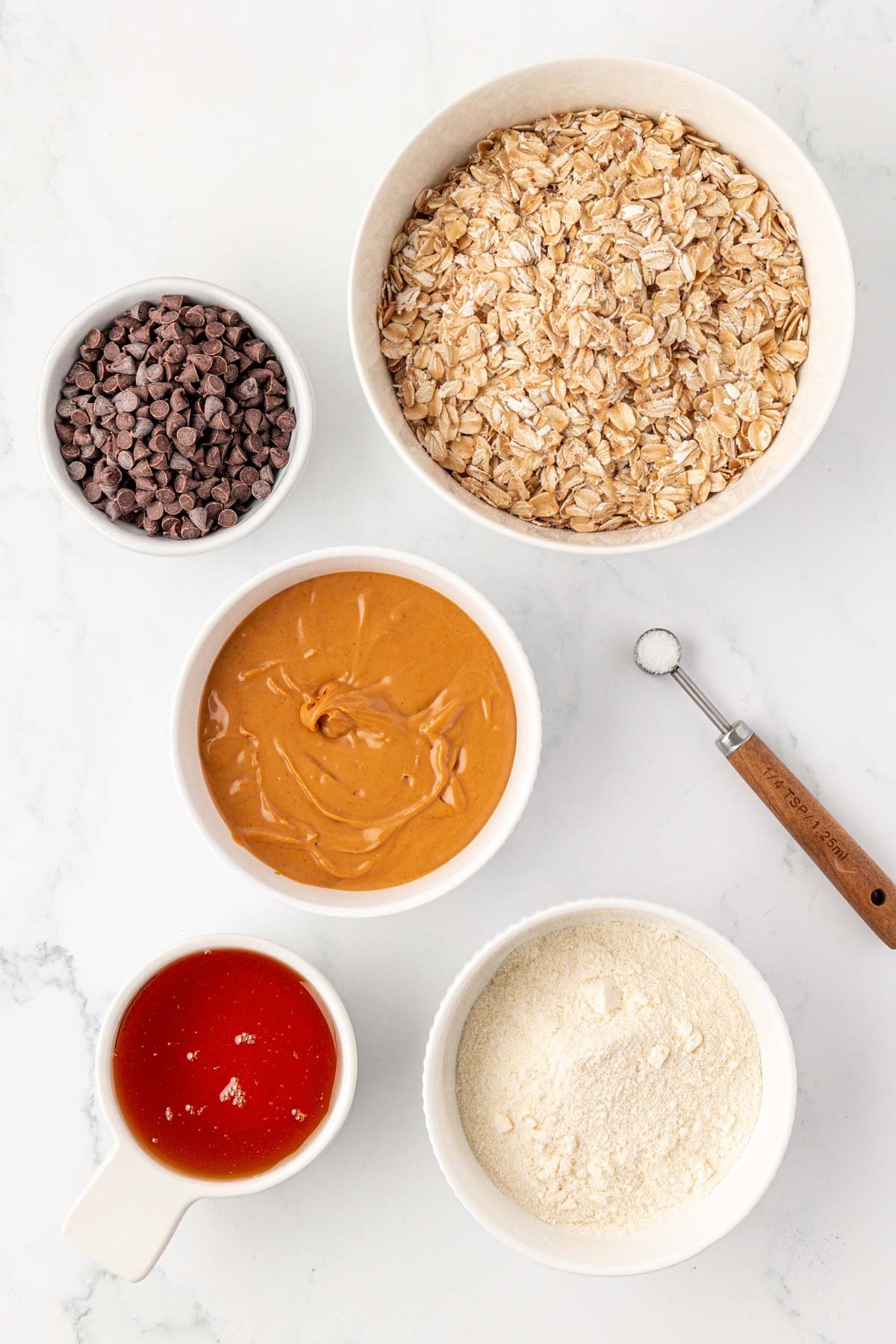 ingredients needed to make protein granola bars