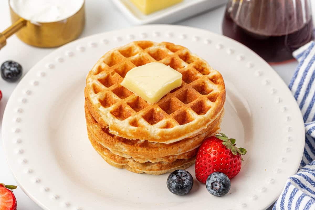 Greek yogurt waffles