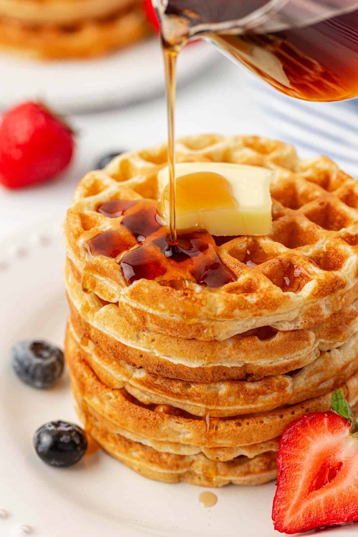 Greek yogurt waffles