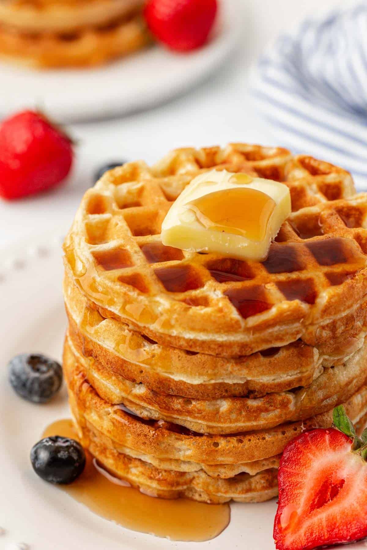 Greek yogurt waffles