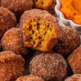 pumpkin donut mini muffins