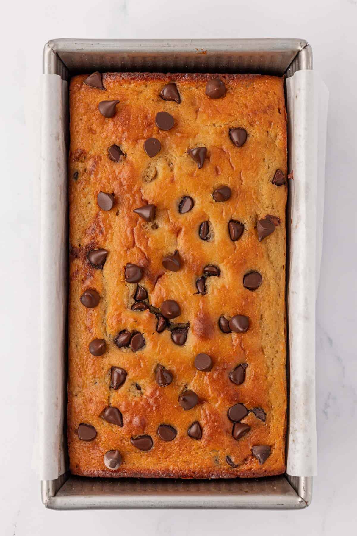 Greek yogurt chocolate chip bread