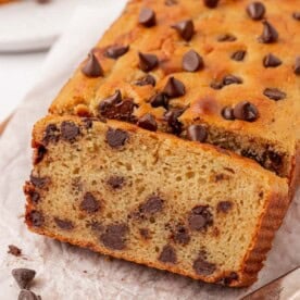 Greek yogurt chocolate chip bread