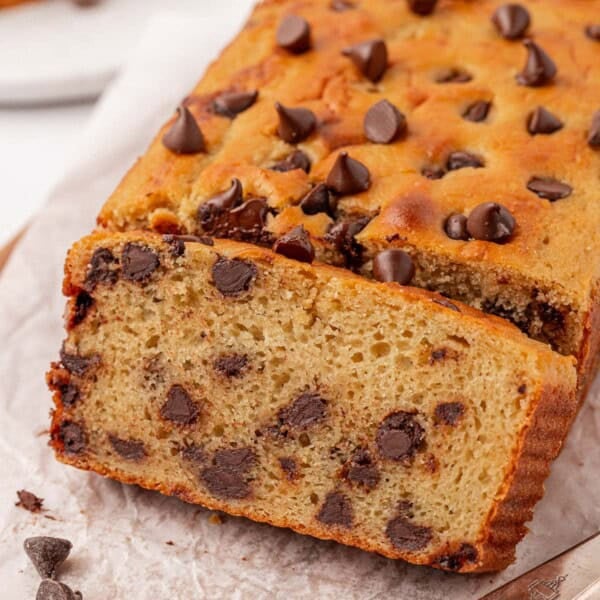 Greek yogurt chocolate chip bread