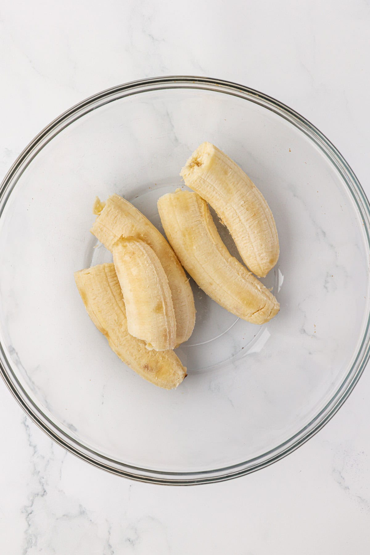 bananas in a mixing bowl