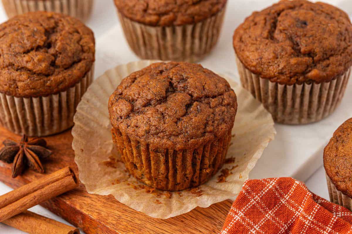 pumpkin banana muffins