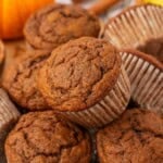 pumpkin banana muffins