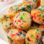 birthday cake mini muffins