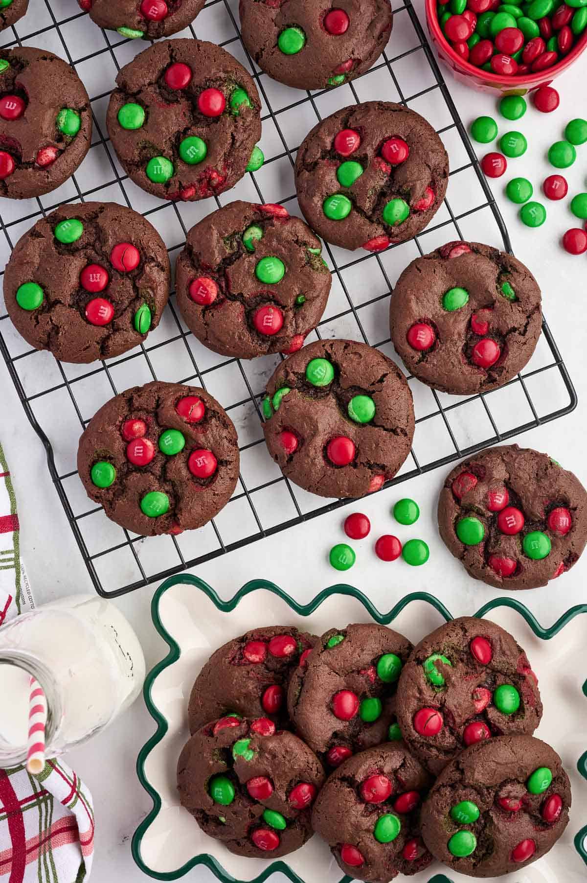 chocolate Christmas cookies