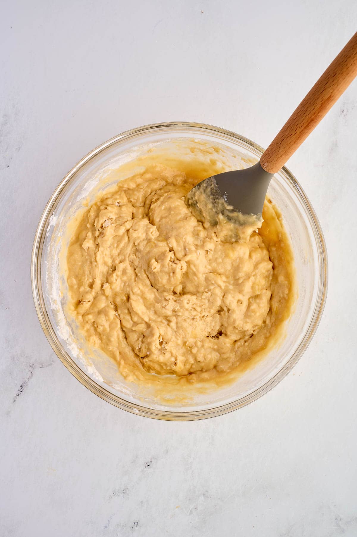 greek yogurt banana muffin batter